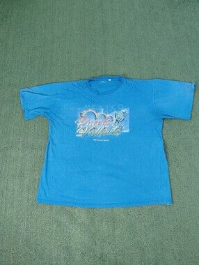 Puerto Vallarta Mexico Princess Cruises Tourist Cruise Travel Blue T Shirt Sz XX
